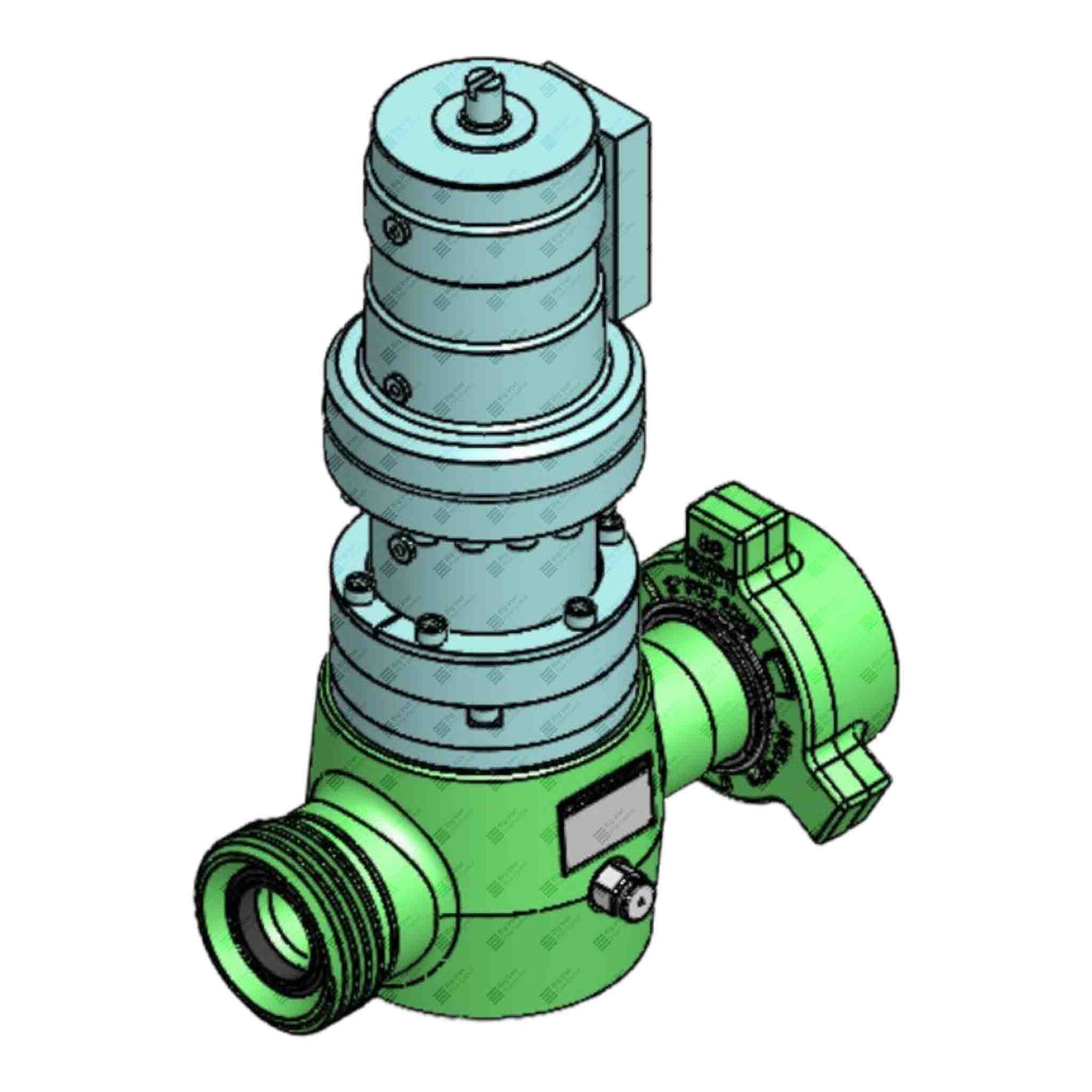 Plug Valve, Hydraulic, TE, 2" 1502 MxF, 10000psi, Sour Service