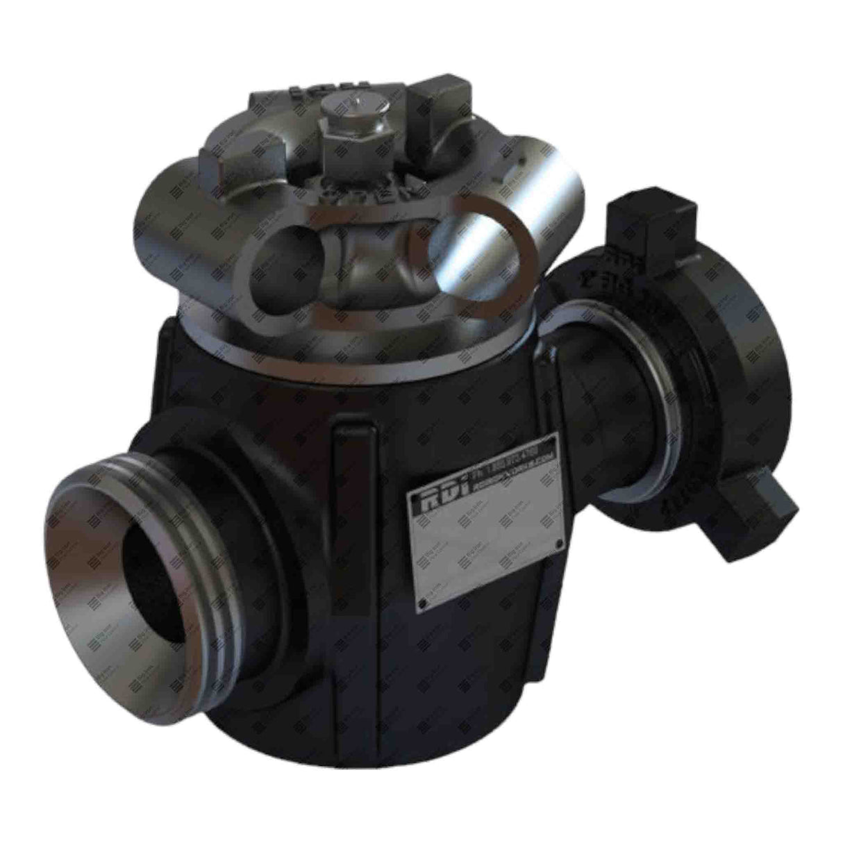 Plug Valve, Manual, TE, 2" 206 MxF, 2000 psi, Sour Service