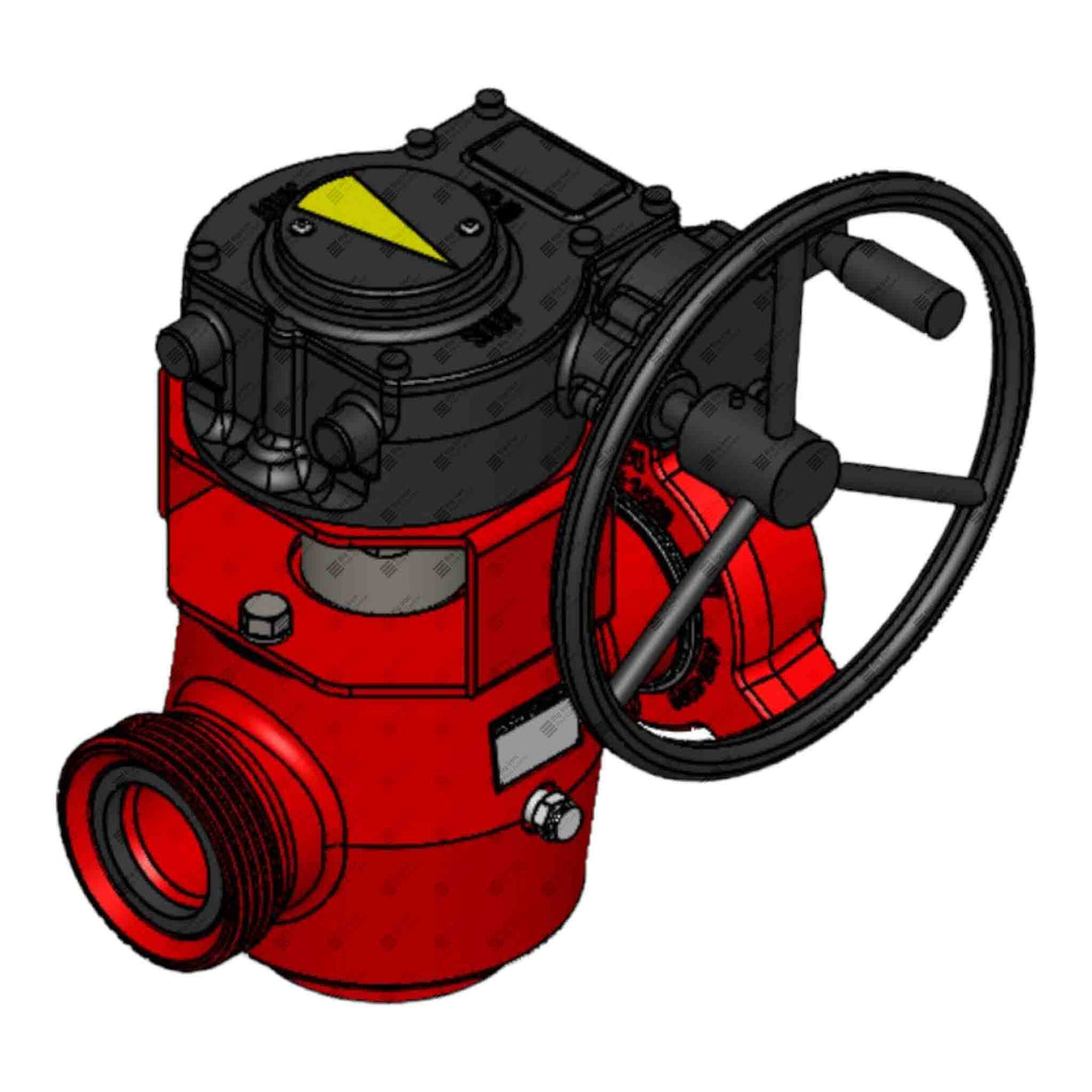 Plug Valve, Gear Op, TE, 3" 1502 MxF, 15000 psi, STD Service