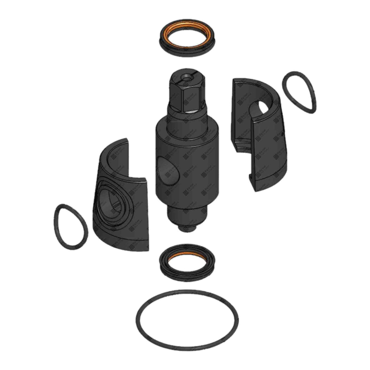 Plug Valve Repair Kit, Major, RDI LT, 1" 1502, STD Service